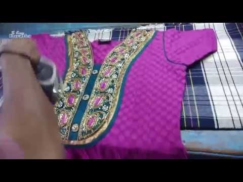 How to Iron and Fold Chudidar | Chudidar Ironing | Salwar | ironing womens clothes