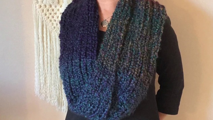 HOW TO KNIT A SCARF FOR BEGINNERS - SO EASY & SO BEAUTIFUL