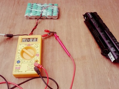 How to Make 12 Volt Lithium Ion battery  Battery from old Laptop Battery