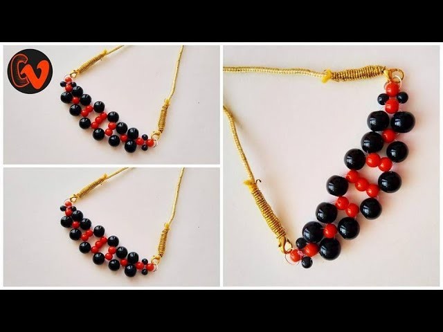 How to make a Beaded Necklace. Beaded Jewelry. Tutorial 6