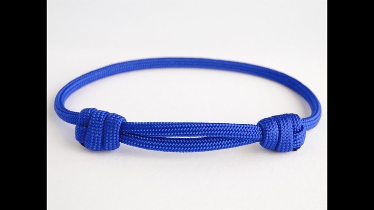 How to Make a "Chinese" Sliding Knot Paracord Friendship Bracelet