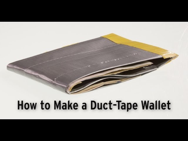 How to Make a Duct-Tape Wallet