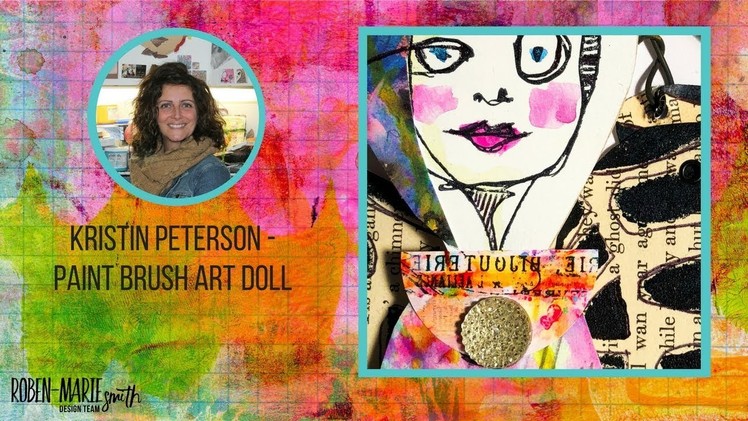 How to make a Funky Art Doll with a Paint Brush