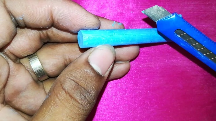How to make a keychain with a piece of chalk | easy & simply | 360 DIY
