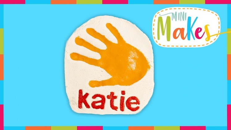 How to Make A Mother's Day Hand Print Tile | Mini Makes | Arts and Crafts