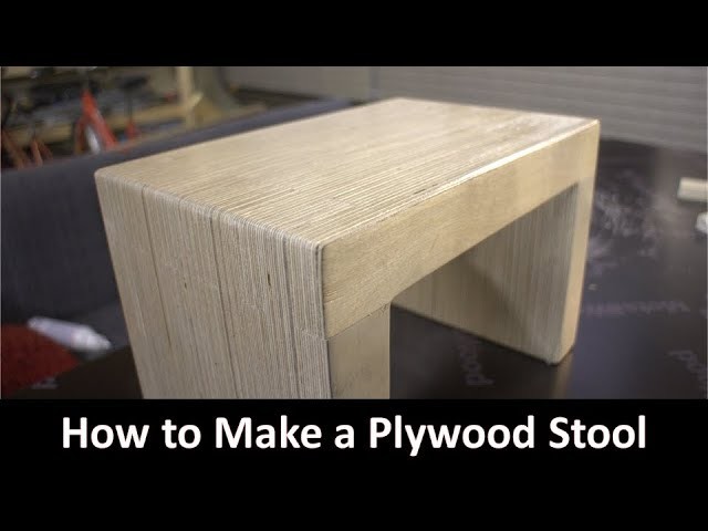 How to Make a Plywood Stool (Voice-Over)