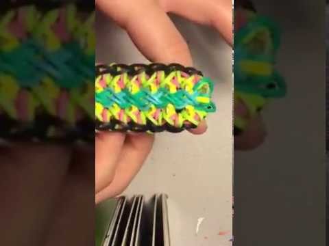 How to make a rainbow loom corset bracelet |DIYmonster