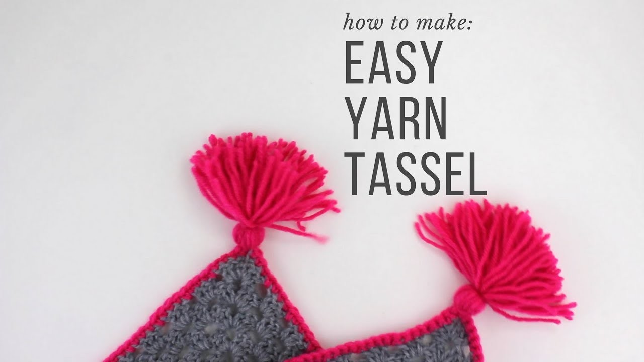 How to Make a Yarn Tassel