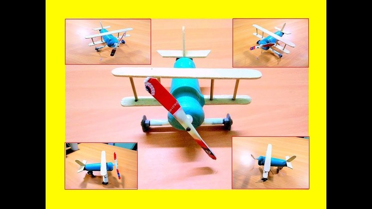 How to Make Aeroplane Using Recycled or Waste Materials