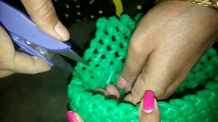 How to make amla knot purse - Part - 5