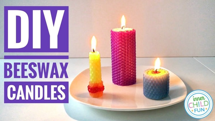 How to Make Beeswax Candles from Sheets (EASY)