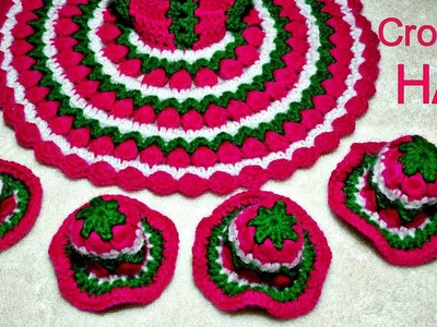How to make Crochet Hat for Laddu Gopal. Kanha Ji (all sizes)