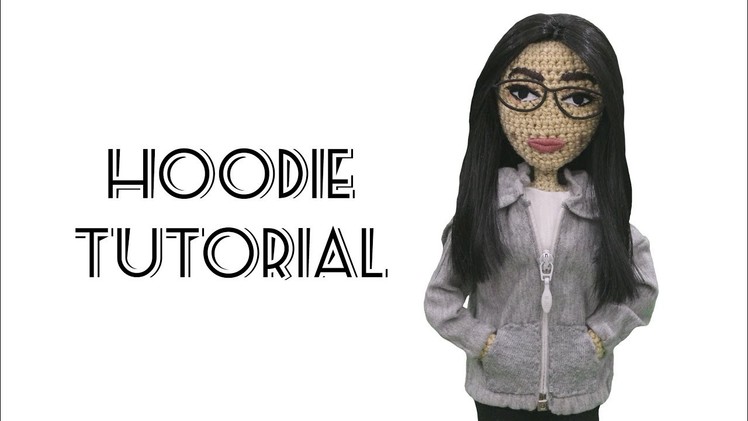 How to make: doll hoodie - doll jacket - doll clothes | طريقة عمل جاكيت هودي للدمى