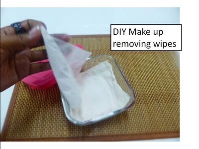How to make FACIAL WET WIPES at HOME ??????