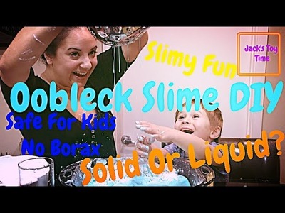 How To Make Oobleck Slime Recipe-Safe For Kids