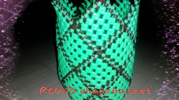 How To Make Round Shape basket Part 2