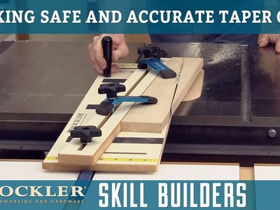 How to Make Safe Taper Cuts Using a Table Saw | Rockler Skill Builder