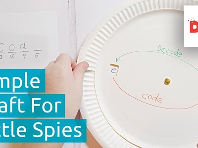 How to Make Simple Secret Decoder For Kids