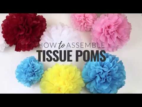 How to Open A Tissue Pom