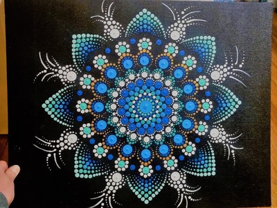 How To Paint Dot Mandalas #29 Big Blue