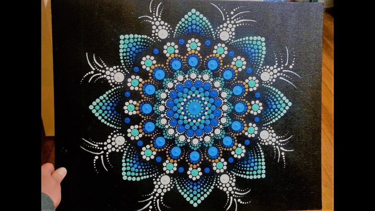 How To Paint Dot Mandalas #29 Big Blue