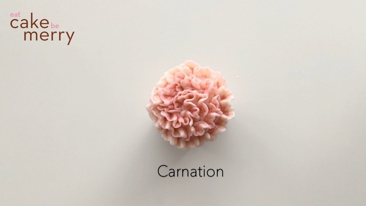 How to Pipe a Buttercream Flower: Carnation