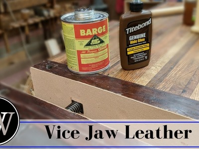 How to Put Leather on Vise Jaws Hide Glue and Contact Cement