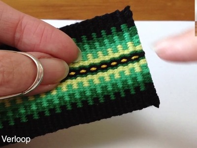 How to secure the ends of a woven strap