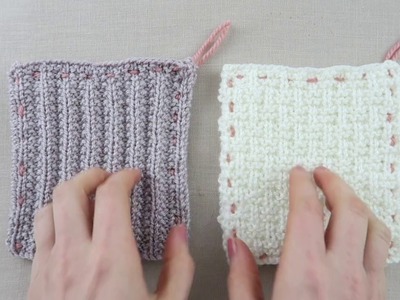 How to sew knitted squares together to make a blanket or throw