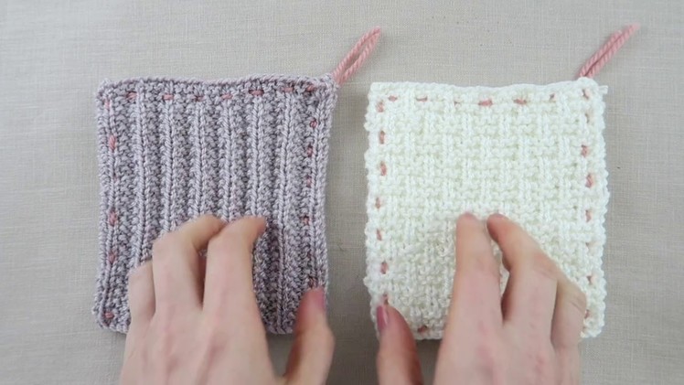 How to sew knitted squares together to make a blanket or throw