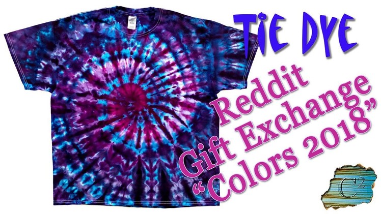 How to Tie Dye:  Reddit "Colors 2018" Gift Exchange  [Ice Dye]