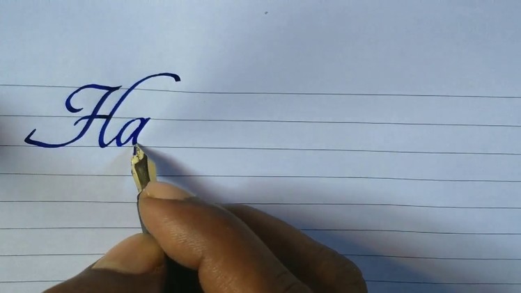How to write good handwriting with fountain pen l Calligraphy