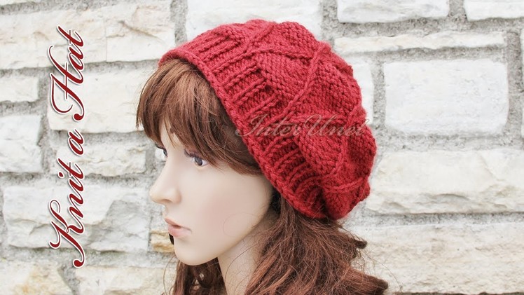 Knitted version of my slouchy hat crochet pattern