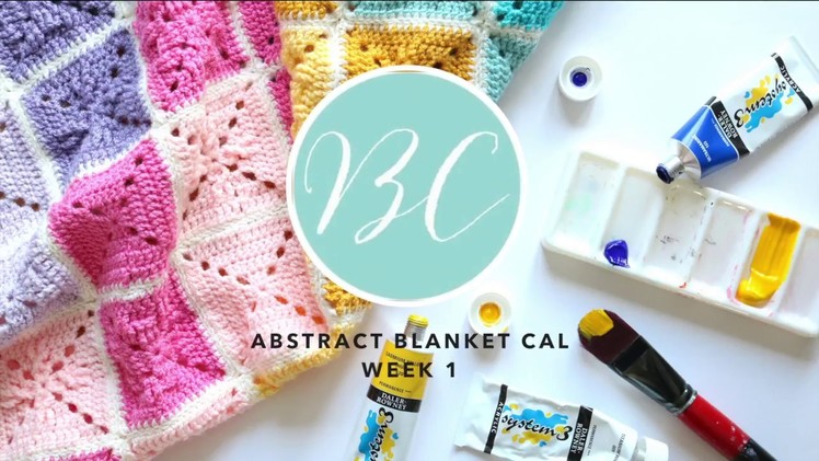 LEFT HANDED CROCHET: Abstract Blanket Week 1 | Bella Coco