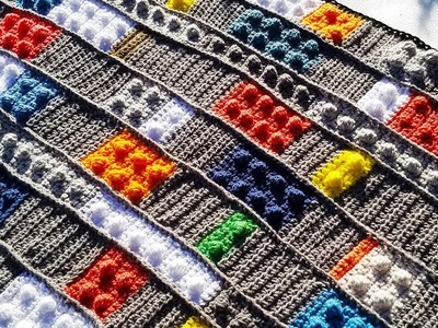 Lego Crochet Blanket