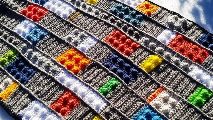 Lego Crochet Blanket