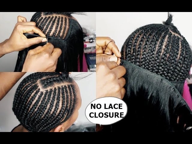NO LACE CLOSURE ➟SEW IN WEAVE TUTORIAL Video For BEGINNERS  (HOW TO)