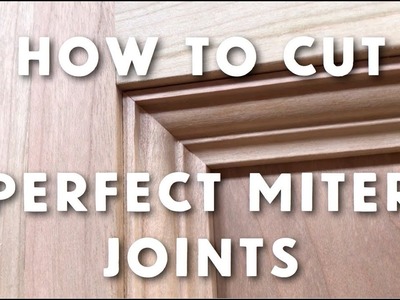 PERFECT MITER JOINTS - Watch Detailed Tutorial and Learn How to Cut Them