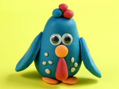 Play Doh - How to Make Clay Owl Bird