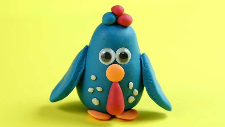 Play Doh - How to Make Clay Owl Bird