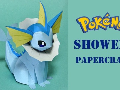Pokemon papercraft: How To Make Showers Pokemon From papercraft 99