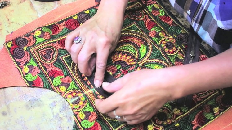 See How It's Made - Hill Tribe Textile Handbags from Thailand