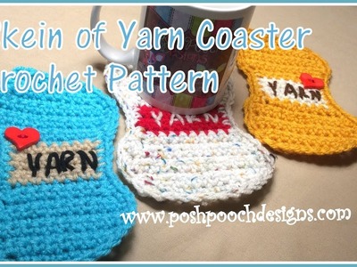 Skein Of Yarn Coaster Crochet Pattern