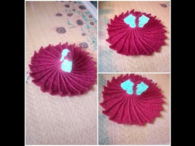 Spiral crochet designed poshak for kanha ji # 39