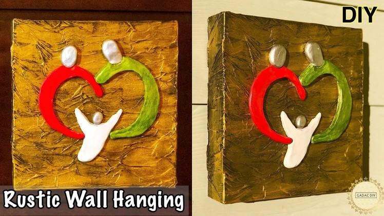 Clay Wall Hanging Ideas | 3D Wall hanging ideas | How to make wall hanging at home easy