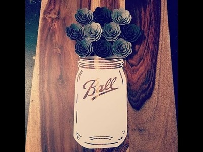 Cricut - Paper flowers alternative to rolled