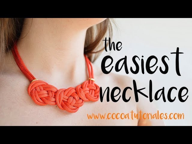 DIY How to make an easy celtic knot necklace. Ideas to sell. Jewellery ideas