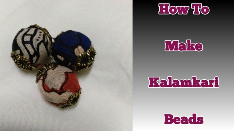 DIY Kalamkari Beads. How to Make Kalamkari Beads