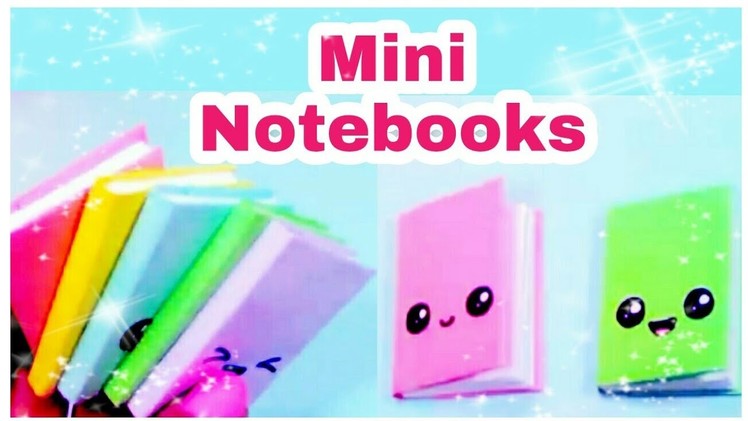 DIY| Mini notebook idea!!!How to make mini notebooks|cute and easy  -cool and creative