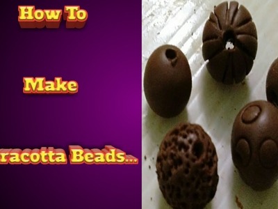 DIY Terracotta Beads for beginners(5 types). How to do terracotta beads for beginners